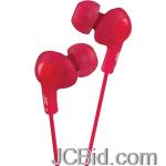 JCBid.com online auction Jvc-hafx5r-gumy-plus-inner-ear-headphones-red