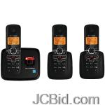 JCBid.com online auction Motorola-l703-dect-60-cordless-phone-with-caller-id-digital-answering-machine-speakerphone-3-handset-system