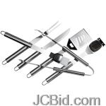 JCBid.com online auction Chefs-basics-select-hw4112-6-piece-stainless-steel-bbq-set