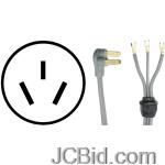 JCBid.com online auction Petra-90-1050qc-3-wire-quick-connect-range-cord-4-ft-40a-open-eyelet