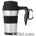 JCBid.com online auction Thermos-nissan-jmq400p-14-oz-stainless-steel-vacuum-insulated-leak-proof-travel-mug-with-carabiner