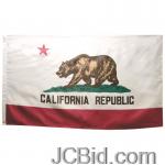 JCBid.com online auction 3x5-inch-california-state-flag
