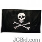 JCBid.com online auction 3x5-inc-skullcross-bones-flag