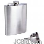 JCBid.com online auction 8oz-stainless-flask-wfunnel