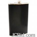 JCBid.com online auction 64oz-jumbo-ss-flask-black-wrap