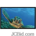 JCBid.com online auction Elite-screens-er100wh1-sable-frame-series-fixed-frame-screen-100-49-x-87