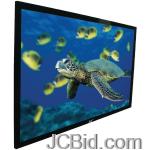 JCBid.com online auction Elite-screens-r135wh1-ez-frame-series-fixed-frame-screens-135-66-x-117-169-hdtv-format