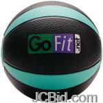 JCBid.com online auction Gofit-gf-mb4-medicine-ball-core-performance-training-dvd-4-lbs-black-green