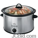 JCBid.com online auction Crock-pot-3040-bc-4-quart-round-manual-stainless-steel-slow-cooker