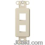 JCBid.com online auction Leviton-41642-t-quickport-dcora-platform-2-port-light-almond