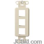JCBid.com online auction Leviton-41643-t-quickport-dcora-platform-3-port-light-almond