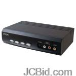 JCBid.com online auction Cablestogo-28750-4-x-2-s-videocompositestereo-audio-selector-switch