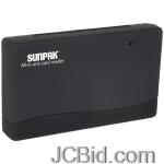 JCBid.com online auction Sunpak-allin1-cr-bk-all-in-one-card-reader-black