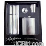 JCBid.com online auction 5pc-ss-flask-gift-set