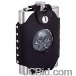 JCBid.com online auction 8oz-skull-cross-bone-flask