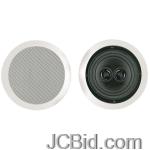 JCBid.com online auction Bic-america-msr6d-65-dual-voice-coil-stereo-ceiling-speaker
