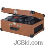 JCBid.com online auction Crosley-radio-cr49-ta-traveler-turntable-tan