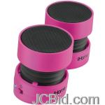 JCBid.com online auction Ihome-ihm78pc-rechargeable-mini-speakers-pink