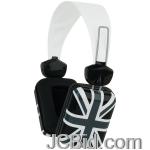 JCBid.com online auction Merkury-tmc-hl9uc-large-square-headphones-union-jack-chrome