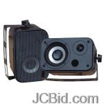 JCBid.com online auction Pyle-pdwr30b-35-indooroutdoor-waterproof-speakers-black