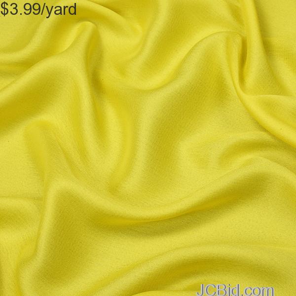 JCBid.com 1-Yards-of-Satin-Fabric-60-W-Yellow-Just-399-Yard