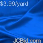JCBid.com 5-Yards-of-Satin-Fabric-Royal-60-W-Just-379-Yard