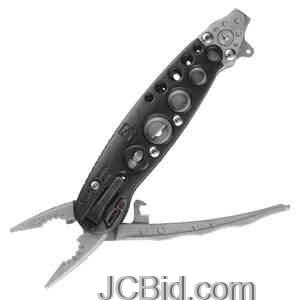 JCBid.com Zilla-Tool-Black-Zytel-Handle-Bead-Blast-Nylon-Pouch-CRKT-Model-9060