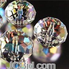 JCBid.com Crystal-faceted-Gems-bead-clear-4-mm-25-pc