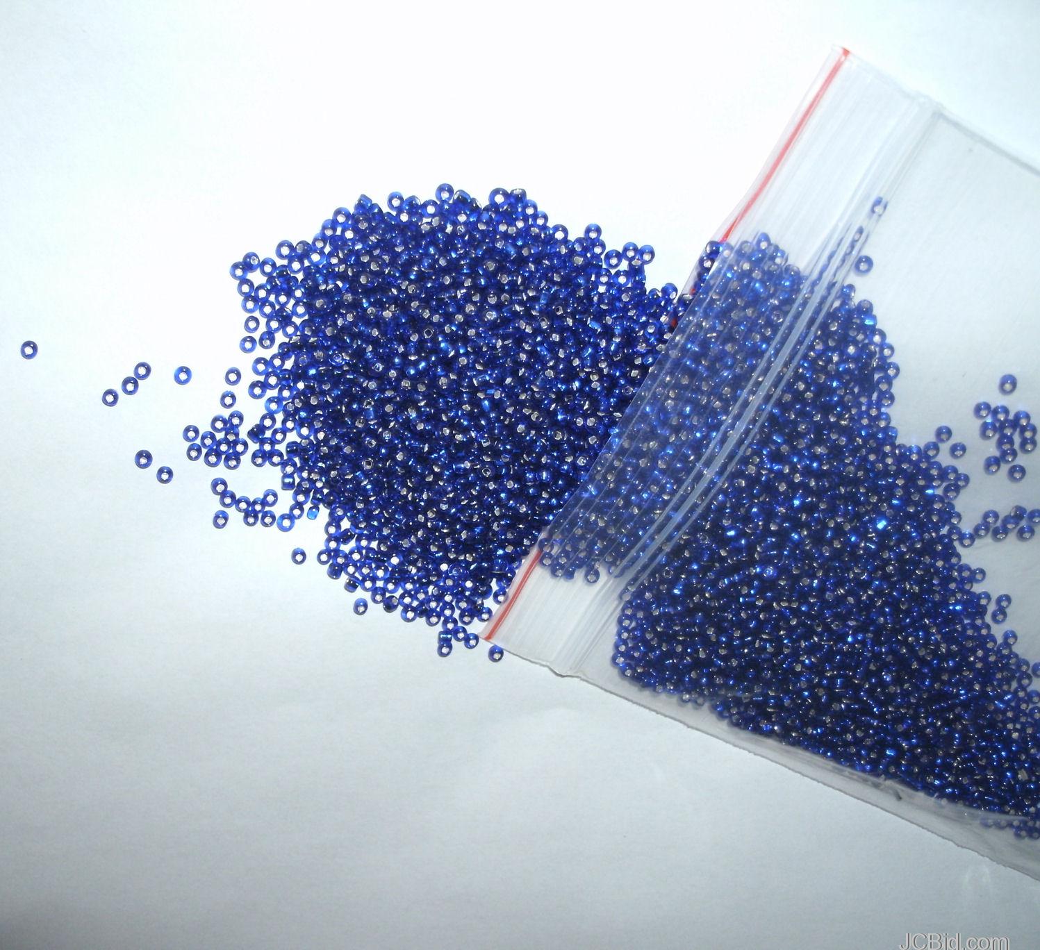 JCBid.com 3000-Approx-Beads-Royal-Blue-Seed-Beads