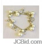 JCBid.com Faux-Pearl-amp-Crystal-Bracelets