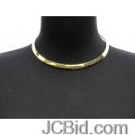 JCBid.com Collar-Necklace-Golden-14quot-Thick-
