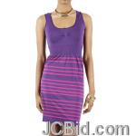 JCBid.com Tank-Top-one-piece-dress-with-stripes-Purple