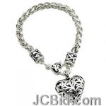 JCBid.com Filigree-heart-bracelet JCBid.com Filigree-heart-bracelet