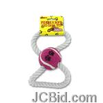 JCBid.com Figure-8-Rope-and-Ball-Dog-Toy-display-Case-of-60-pieces