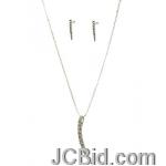JCBid.com Crystal-stone-Pendant-Necklace-set