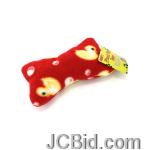 JCBid.com Plush-Dog-Bone-with-Rubber-Duckie-Print-display-Case-of-60-pieces
