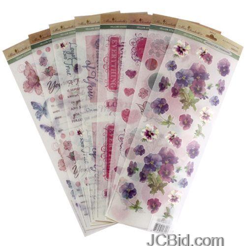 JCBid.com 100-Sheets-Miss-Elizabeths-Stickers-Templates-Rub-Ons