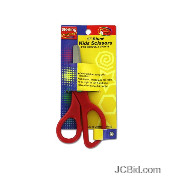JCBid.com Blunt-Tip-Kids-Scissors-display-Case-of-72-pieces