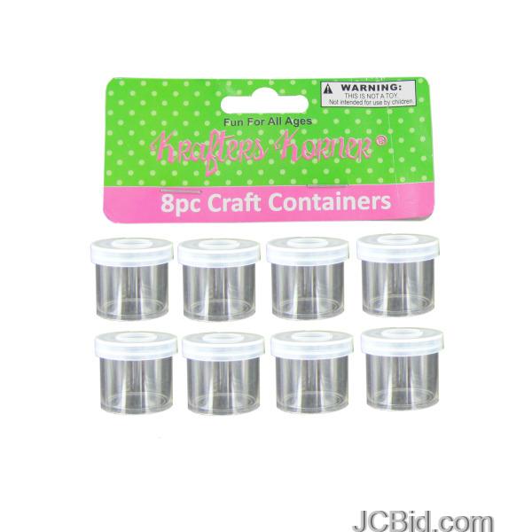 JCBid.com Small-Craft-Containers-display-Case-of-60-pieces