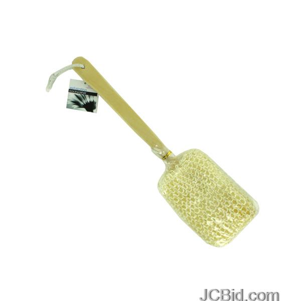 JCBid.com Exfoliating-Backwasher-with-Wooden-Handle-display-Case-of-36-pieces