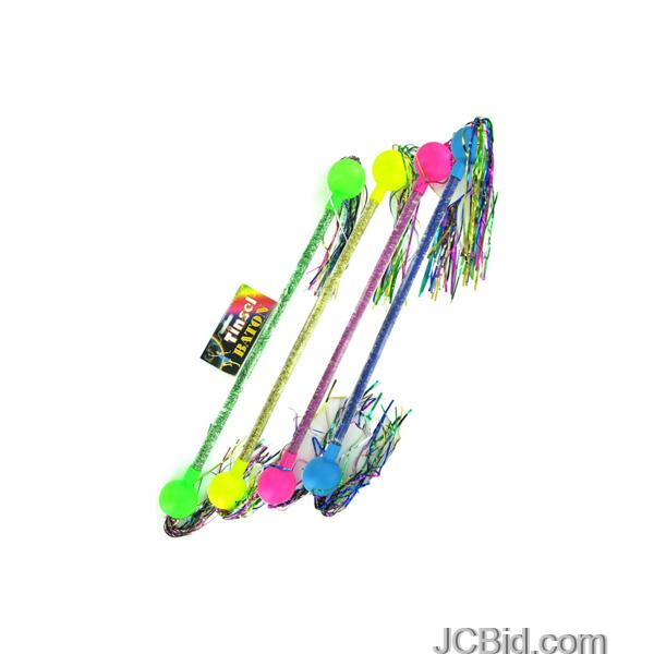 JCBid.com Colorful-Tinsel-Baton-display-Case-of-60-pieces