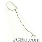 JCBid.com Toe-Ring-Anklet-with-Crystals JCBid.com Toe-Ring-Anklet-with-Crystals