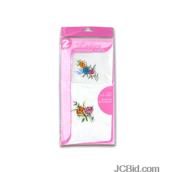 JCBid.com Ladies-Handkerchief-Set-display-Case-of-72-pieces