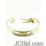 JCBid.com Arrow-Head-Charm-Cuff-Bracelet