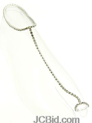 JCBid.com Toe-Ring-Anklet-with-Crystals