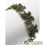 JCBid.com Butterfly-Bracelet-Antique-Golden