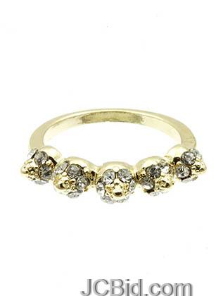 JCBid.com Crown-shaped-ring-in-Gold-tone